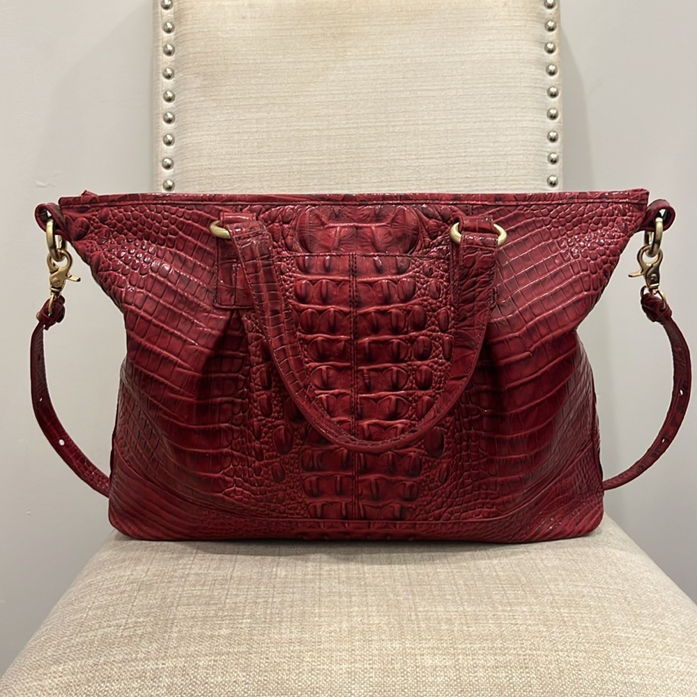 Brahmin Hunter Ruby Stanton Satchel And Wallet Set - image 3